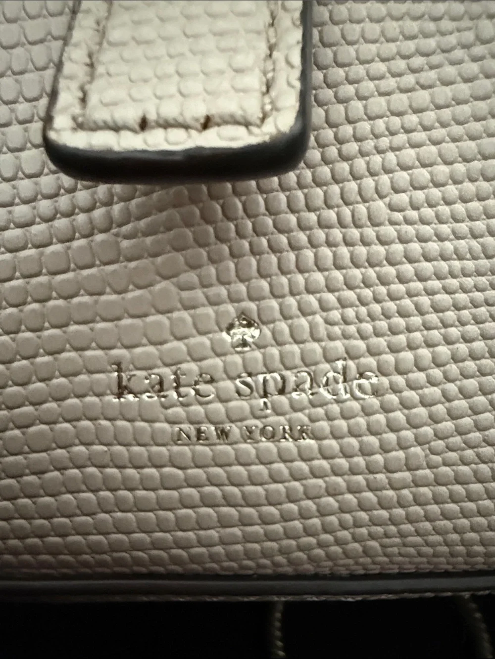 Kate spade Cream Crossbody Leather purse leather neutral daily collegiate small